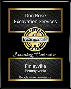 Don Rose Excavation Services, 2025 Google Reviews Best reviews for Excavating Contractor.